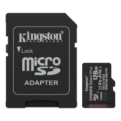 Kingston TRANS FLASH 128 GB CANVAS SELECT PLUS (SDCS3/128GB) CLASS 10