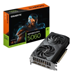Gigabyte SCHEDA VIDEO GAMING GEFORCE RTX 5060 WINDFORCE MAX OC 8GB BULK (GV-N5060WF2MAX OC-8GD)