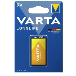 Varta BATTERIA LONGLIFE 9V ALKALINA - 1PZ