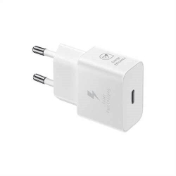Samsung CARICABATTERIE USB-C 25W FAST CHARGE (EP-T2510XWEGEU) BIANCO CON CAVO