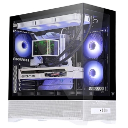 iTek CASE GAMING TOWER SHOWBUI 37WB - NO ALIMENTATORE - ARGB FAN - NERO/BIANCO (ITGCASB37WB)