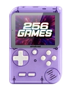 Amstrad CONSOLE DI GIOCO PORTATILE VIOLA (GC 256P)
