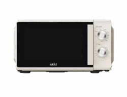 Akai FORNO A MICROONDE CON GRILL AKMW202C CREMA - 20 LITRI 700 WATT