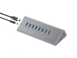 Conceptronic CARICATORE HUB USB 3.0 10-IN-1 60W (HUBBIES18G)