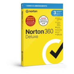 Norton SOFTWARE ANTIVIRUS 360 DELUXE 2026 ATTACH - 3 DISPOSITIVI 25GB (21483646)