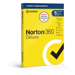 Norton SOFTWARE ANTIVIRUS 360 DELUXE 2026 ATTACH - 5 DISPOSITIVI 50GB (21483704)