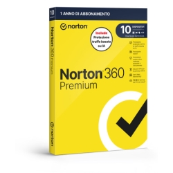 Norton SOFTWARE ANTIVIRUS PREMIUM BOX 360 2026 ANTITRUFFA - 10 DISPOSITIVI 75GB (FC-21483661)