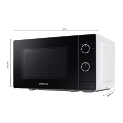 Samsung FORNO A MICROONDE MS20A3010AH 20L - NERO/BIANCO