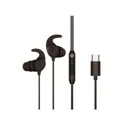 Conceptronic AURICOLARI BRENDAN05B IN-EAR CON CONNETTORE TIPO C - NERO