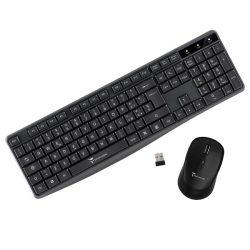 Techmade KIT TASTIERA + MOUSE WIRELESS TM-KM001 NERA