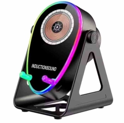  Marca non in elenco SUPPORTO TELEFONO CON RICARICA WIRELESS + CASSA BLUETOOTH (INDUCTIONSOUND) 2IN1 NERO
