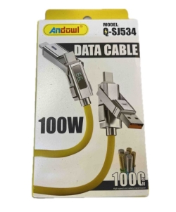 Andowl CAVO DATI LED USB-C A LIGHTNING 100W 1MT (Q-SJ534)