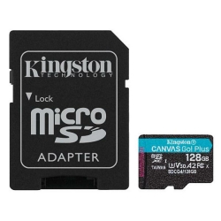 Kingston TRANS FLASH 128 GB CANVAS GO PLUS (SDCG4/128GB) CLASS 10