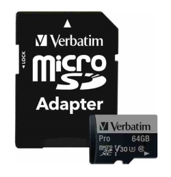 Verbatim TRANS FLASH 64 GB (47042) UHS CLASS 10