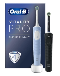 Oral-B SPAZZOLINO ELETTRICO VITALITY PRO DUO NERO/BLU D103