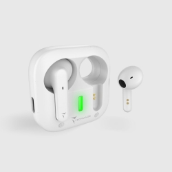 Techmade AURICOLARI BLUETOOTH CON BOX DI RICARICA BIANCHI (TM-T51-WH)