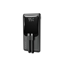 Techmade POWER BANK 10000 MAH PB10-PD20-LCD-01 NERO