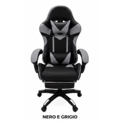  Marca non in elenco SEDIA GAMING WSE8156 GRIGIO/NERO