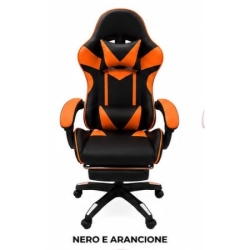 Marca non in elenco SEDIA GAMING WSE8156 ARANCIONE/NERO