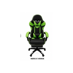  Marca non in elenco SEDIA GAMING WSE8156 VERDE/NERO