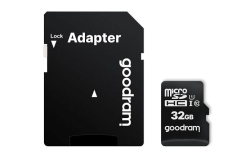 Goodram TRANS FLASH MICRO SDHC 32 GB CLASS 10 CON ADATTATORE (M1AA-0320R12)