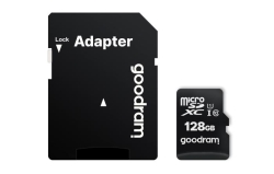 Goodram TRANS FLASH MICRO SDXC 128 GB CLASS 10 CON ADATTATORE (M1AA-1280R12)