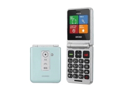 Brondi CELLULARE FLIPPER DUAL SIM GREEN WATER VERDE ACQUA