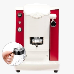 Faber MACCHINA DA CAFFE' A CIALDE SLOT PLAST LITE2.1 BORGOGNA/BIANCO (SPBORBLT2.1)