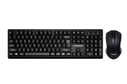 Tecnonew KIT TASTIERA + MOUSE WIRELESS NERA (TN-WS736)