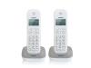 Brondi TELEFONO CORDLESS GALA TWIN BIANCO/GRIGIO