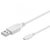 Digitus CAVO USB A MICRO USB 0,3 CM BIANCO (E10335)