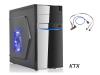 Ktx CASE TX-663 MATX ALIMENTATORE 550W + PORTA USB 3.0 - NERO / BLU