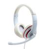 Gembird CUFFIE MICROFONO MHS-03-WTRD BIANCO