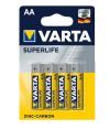 Varta BATTERIE ALCALINE STILO SUPERLIFE AA CONF.4 PZ