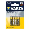 Varta BATTERIE ALCALINE MINISTILO SUPERLIFE AAA CONF.4 PZ