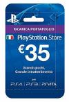 Sony CARD PLAYSTATION HANG - RICARICA 35 EURO