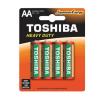 Toshiba BATTERIE ZINCO CARBONE STILO R6KG AA CONF.4 PZ (R6KG-BP-4C)