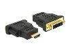 ProPart ADATTATORE SPINA HDMI (19PIN) A PRESA DVI-D DUAL LINK (24+5) DORATO