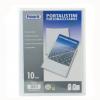 Blasetti PORTALISTINI A4 TRASPARENTE - 10 BUSTE ANTIRIFLESSO (100460324)