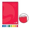 Pigna BLOCK NOTES A5 SPIRALATO 15x21 50 FOGLI (CONF. 5 PZ) 69586 - COLORI ASSORTITI