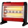 DCG Eltronic STUFA ELETTRICA AL QUARZO SA9424 1600W - NERO/ROSSO