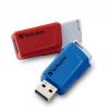 Verbatim PEN DRIVE STORE'N'CLICK 32GB USB3.0 - 2 PEZZI ROSSO/BLU (49308)