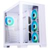 iTek CASE GAMING DARK CAVE WHITE EDITION ITGCADCAGW - NO ALIMENTATORE - BIANCO