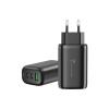 Techmade CARICABATTERIE USB-C/USB-A 65W FAST CHARGE (TM-P937-BK) NERO