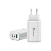 Techmade CARICABATTERIE USB-C/USB-A 65W FAST CHARGE (TM-P937-WH) BIANCO