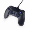 Gembird GAMEPAD JPD-PS4U-01 PER PLAYSTATION 4 PS4 E PC - CABLATO - NERO