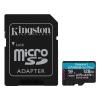 Kingston TRANS FLASH 128 GB CANVAS GO PLUS (SDCG3/128GB) CLASS 10 (CON ADATTATORE)
