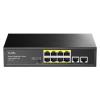  Marca non in elenco SWITCH RETE 8 PORTE POE + 2 PORTE UPLINK 10/100MBPS 120W (FS1010P)