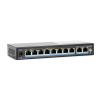 Vultech SWITCH POE+ (UNMANAGED) 8 PORTE 10/100 FE + 2 PORTE UPLINK 10/100/1000 GE (VS-POE2082GE-120W)