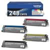 Brother TONER ORIGINALE TN-248CMYK MULTIPACK (NERO, CIANO, MAGENTA, GIALLO)